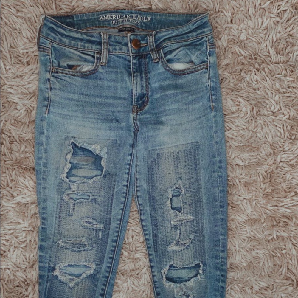 American eagle jeans super stretch jeans
